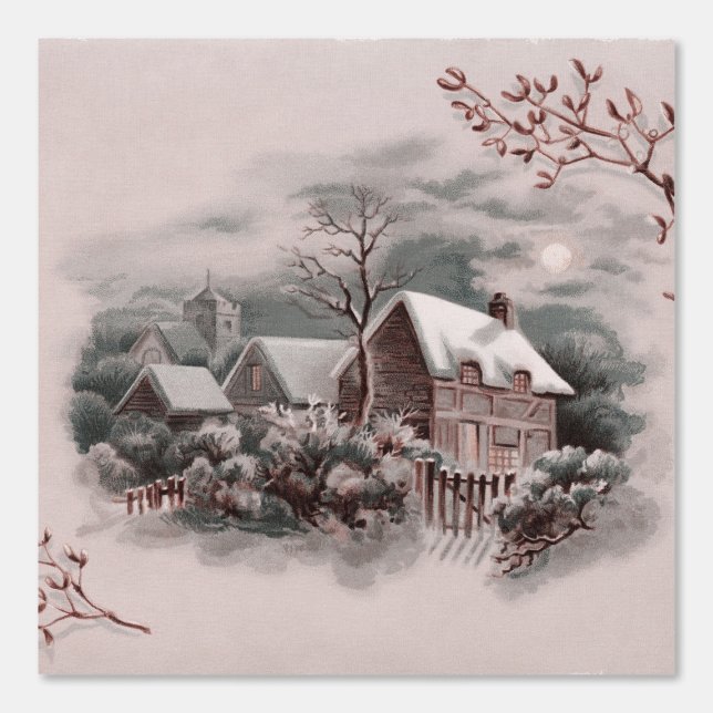 Winterszene A Tapete (Vorderseite)