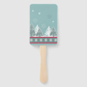 Winterszene Fächer (Rückseite)