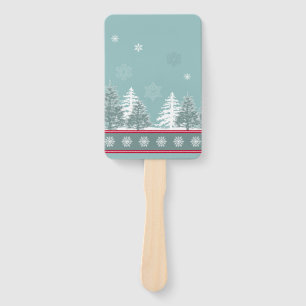 Winterszene Fächer