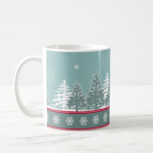 Winterszene Kaffeetasse (Links)