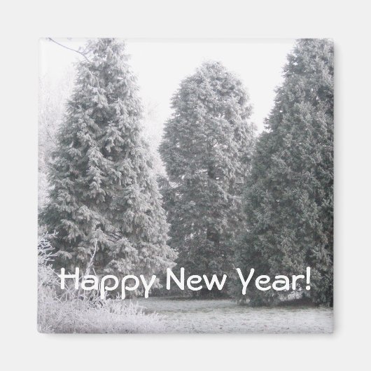 Winterszene Magnet (Vorne)