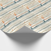 Winterszene mit Hirsch Geschenkpapier (Ecke)