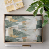 Winterszene mit Hirsch Seidenpapier (Geschenk)