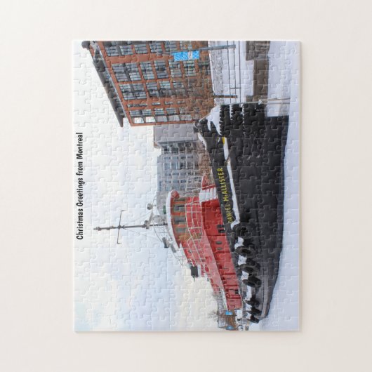 Winterszene Montreal. Jigsaw Puzzle (Vertikal)