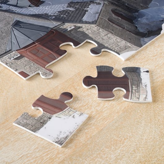 Winterszene Ottawa Kanada. Puzzle (Seite)