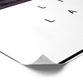 Winterszene-Poster Poster (Ecke)