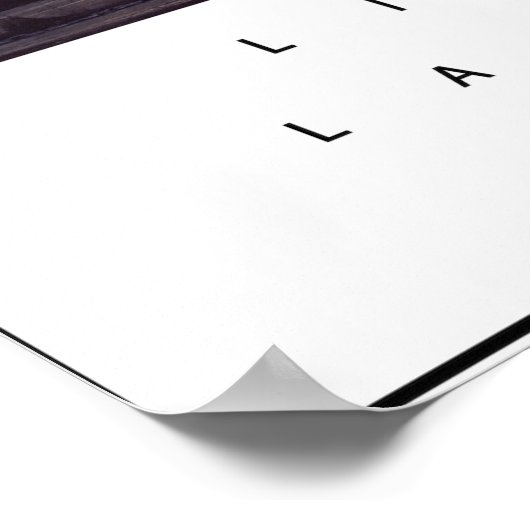 Winterszene-Poster Poster (Ecke)