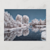 Winterszene Postkarte (Vorderseite)