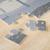 Winterszene-Puzzle Puzzle (Seite)