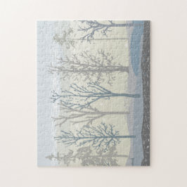 Winterszene-Puzzle Puzzle