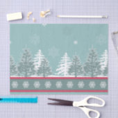 Winterszene Seidenpapier (Handwerk)