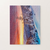 Winterszene-Spiel-Puzzle Puzzle (Vertikal)