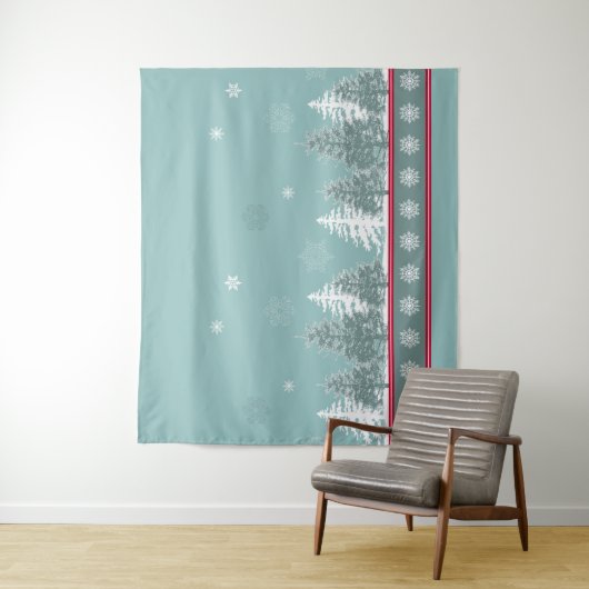 Winterszene Wandteppich (Beispiel)