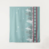 Winterszene Wandteppich (Vorderseite)