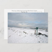 Wintertag Bowstonegat Postkarte (Vorne/Hinten)