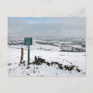 Wintertag Bowstonegat Postkarte