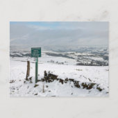 Wintertag Bowstonegat Postkarte (Vorderseite)