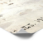 Wintertag mit fliegenden Krähen-1901 | VINTAG Poster (Ecke)