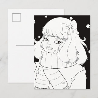 Wintertag Postkarte
