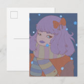Wintertag Postkarte (Vorne/Hinten)