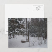 Wintertag Postkarte (Vorne/Hinten)