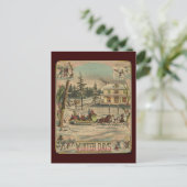 Wintertage Postkarte (Stehend Vorderseite)