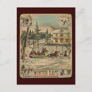 Wintertage Postkarte