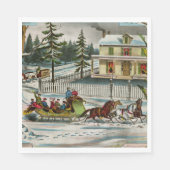 Wintertage Serviette (Vorderseite)