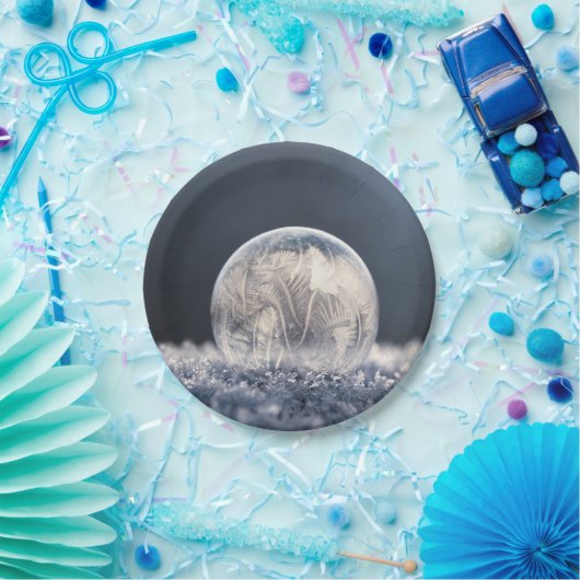 Wintertaufe 87 pappteller (Party)