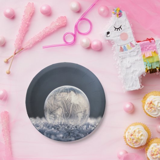 Wintertaufe 87 pappteller (Party)