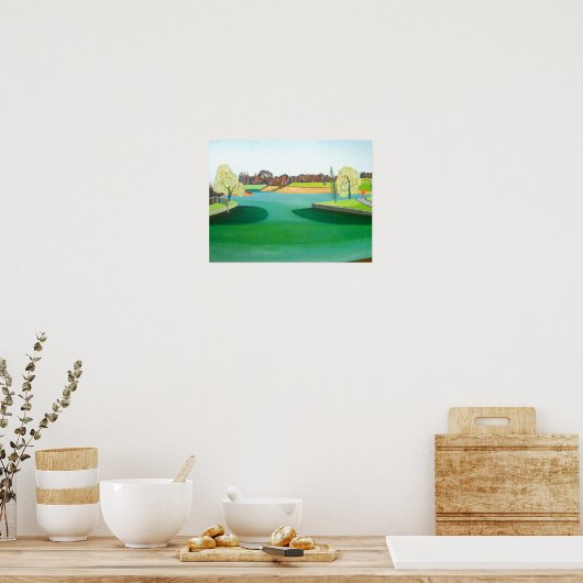 Winterteich Poster (Küche)