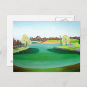 Winterteich Postkarte (Vorne/Hinten)