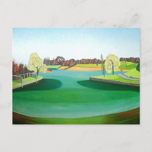 Winterteich Postkarte (Vorderseite)