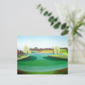 Winterteich Postkarte (Stehend Vorderseite)