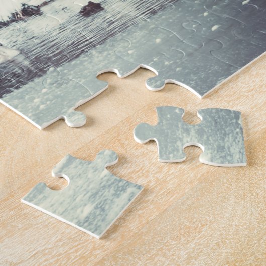 Winterteich Puzzle (Seite)