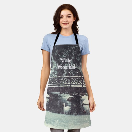 Winterteich Schürze (Getragen)