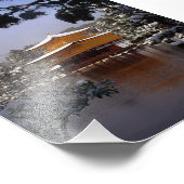 Wintertempel Fotodruck (Ecke)
