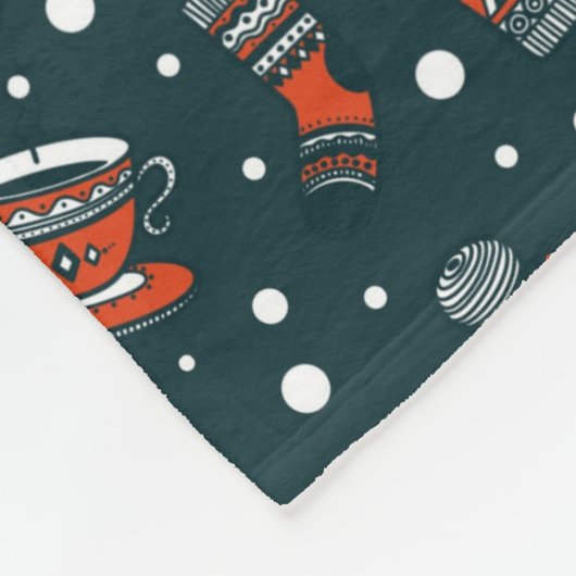 Winterthema Fleece Blanket (Ecke)