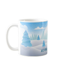Winterthema Frohe Weihnachts Klassische Tasse