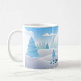 Winterthema Frohe Weihnachts Klassische Tasse