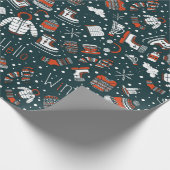 Winterthema Geschenkpapier (Ecke)