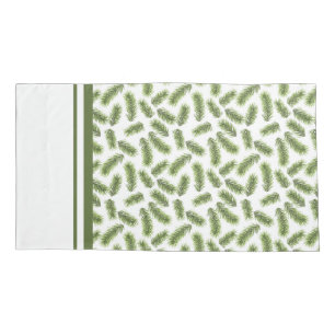 Winterthema mit Pine Branch Design Kissenbezug