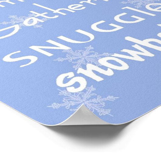 Winterthema Poster (Ecke)