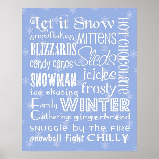 Winterthema Poster (Vorne)