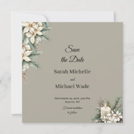 Winterthema Save the Date einladen