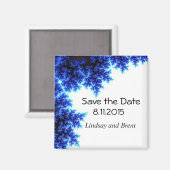 Winterthema Save the Date Magnet (Vorderseite/Rückseite)