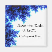 Winterthema Save the Date Magnet (Vorne)