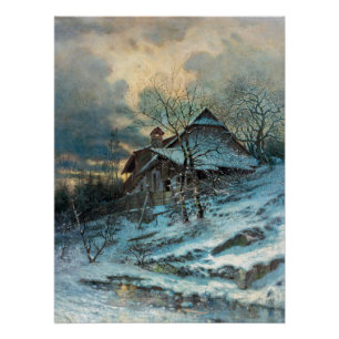 Winterthema von Angyal Vojtech Poster