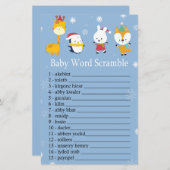 Wintertiere Baby Wortspiel (Vorne/Hinten)