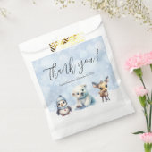 Wintertiere kalt draußen Babydusche Geschenktütchen (Versiegelt)